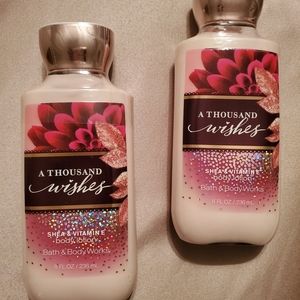 2 bottles lotion